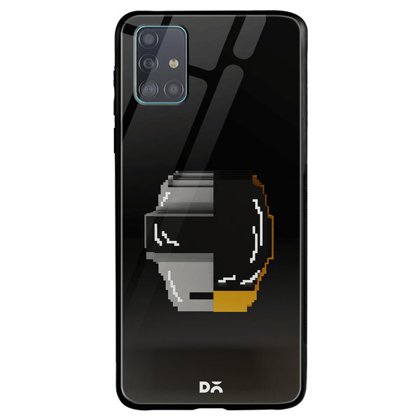 

DailyObjects Daf-Pnk Glass Case Cover For Samsung Galaxy A51