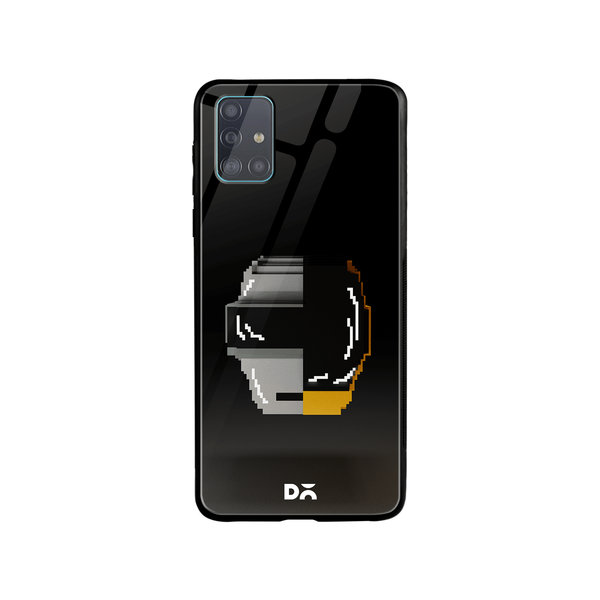 

DailyObjects Daf-Pnk Glass Case Cover For Samsung Galaxy A71