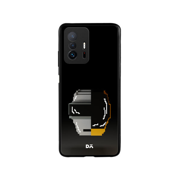 

DailyObjects Daf-Pnk Glass Case Cover For Xiaomi 11T