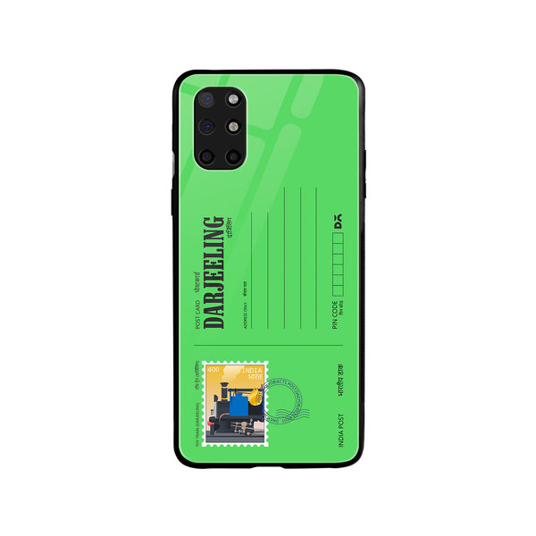 

DailyObjects Darjeeling Toy Train Postcard Glass Case Cover For OnePlus 8T
