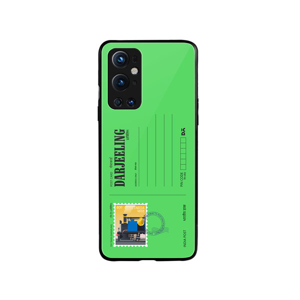 

DailyObjects Darjeeling Toy Train Postcard Glass Case Cover For OnePlus 9 Pro