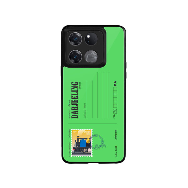 

DailyObjects Darjeeling Toy Train Postcard Glass Case Cover For OnePlus Ace Racing