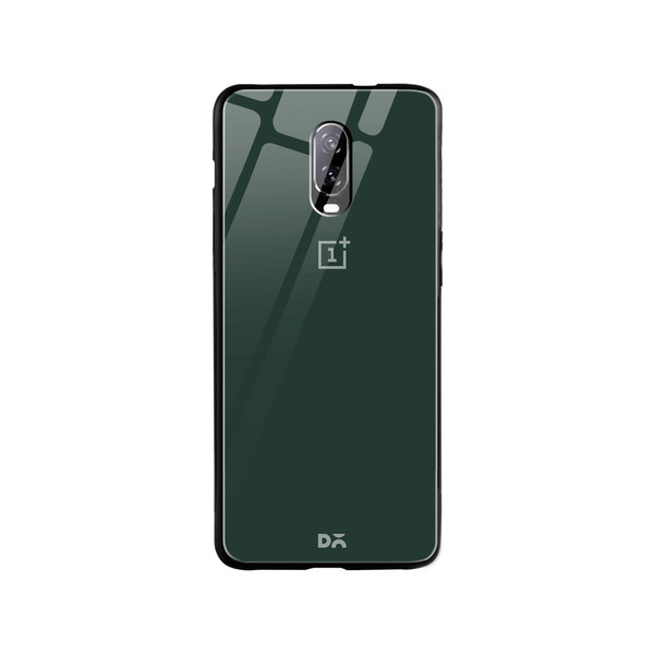 

DailyObjects Dark Green Glass Case Cover For OnePlus 7
