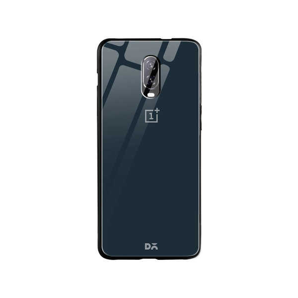 DailyObjects Dark Teal Glass Case Cover For OnePlus 7