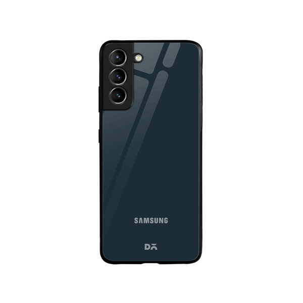 

DailyObjects Dark Teal Glass Case Cover For Samsung Galaxy S21 FE