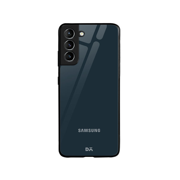 

DailyObjects Dark Teal Glass Case Cover For Samsung Galaxy S21 Plus
