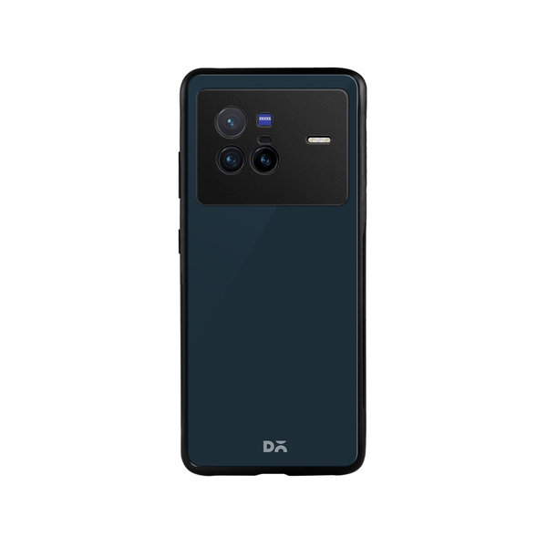 

DailyObjects Dark Teal Glass Case Cover For Vivo X80