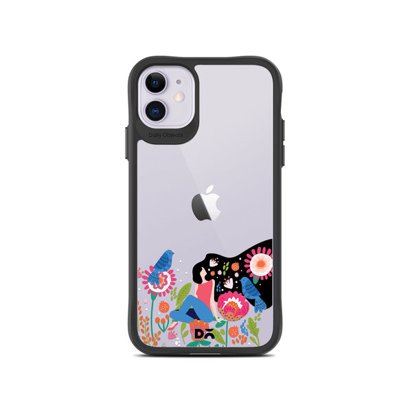 

DailyObjects Day Dreamer Black Hybrid Clear Case Cover For iPhone 11