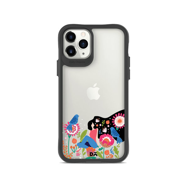 

DailyObjects Day Dreamer Black Hybrid Clear Case Cover For iPhone 11 Pro