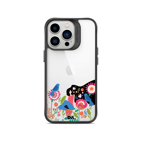 

DailyObjects Day Dreamer Black Hybrid Clear Case Cover For iPhone 13 Pro Max