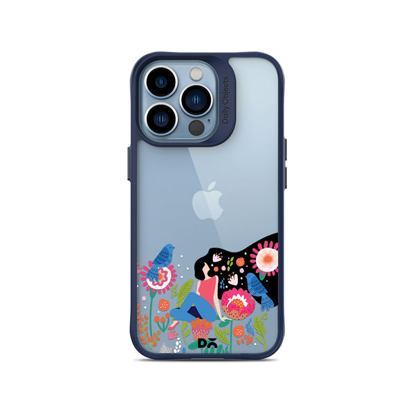 

DailyObjects Day Dreamer Blue Hybrid Clear Case Cover For iPhone 13 Pro Max