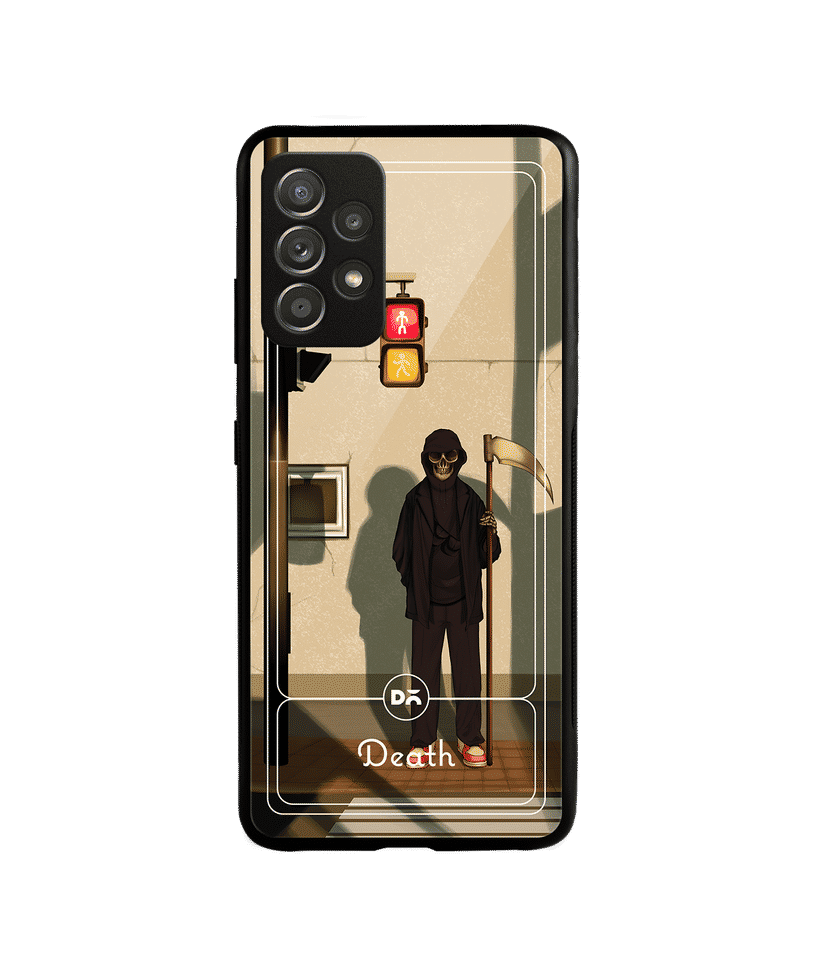 DailyObjects Death Glass Case Cover For Samsung Galaxy A53
