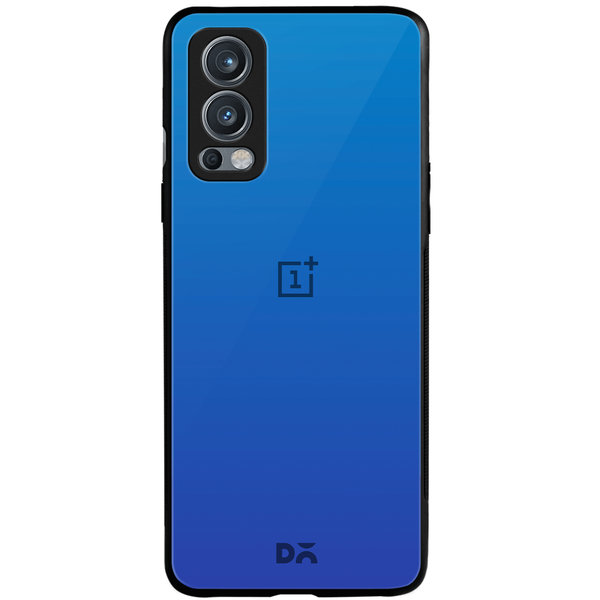 DailyObjects Deep Sea Gradient Glass Case Cover For OnePlus Nord 2