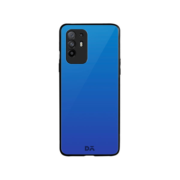

DailyObjects Deep Sea Gradient Glass Case Cover For Oppo F19 Pro Plus