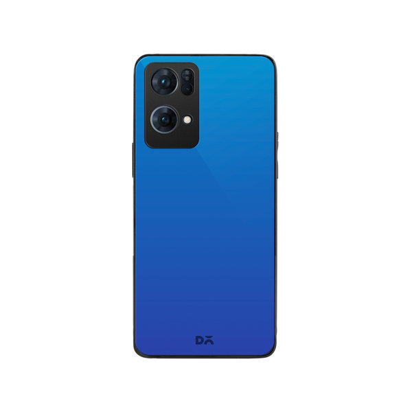 

DailyObjects Deep Sea Gradient Glass Case Cover For Oppo Reno 7 Pro