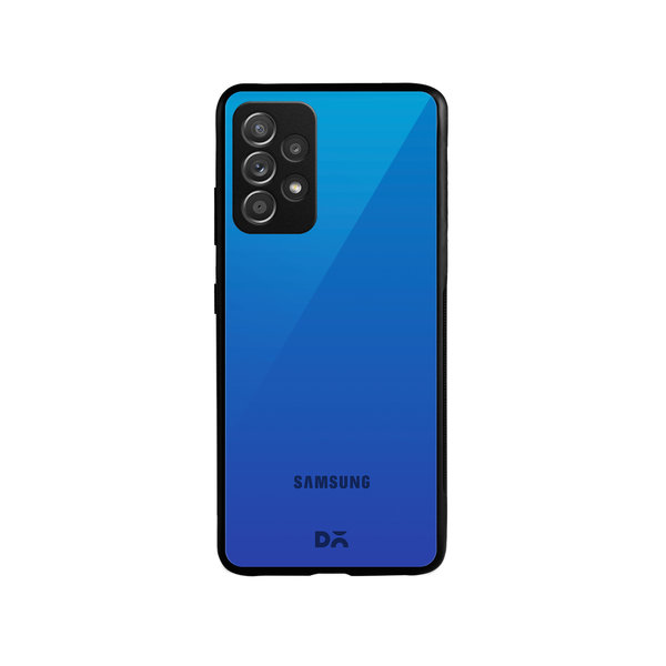 DailyObjects Deep Sea Gradient Glass Case Cover For Samsung Galaxy A52