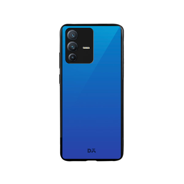 

DailyObjects Deep Sea Gradient Glass Case Cover For Vivo V23