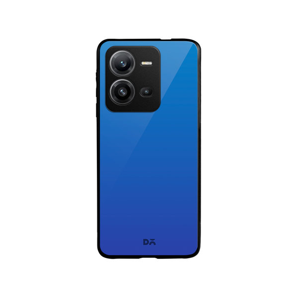

DailyObjects Deep Sea Gradient Glass Case Cover For Vivo V25