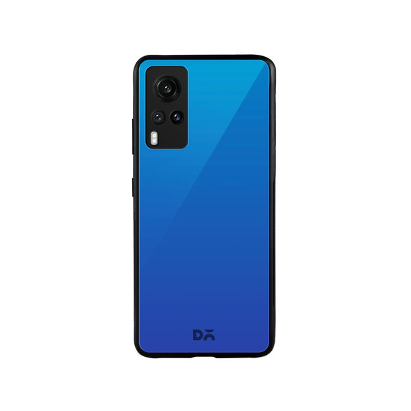 

DailyObjects Deep Sea Gradient Glass Case Cover For Vivo X60