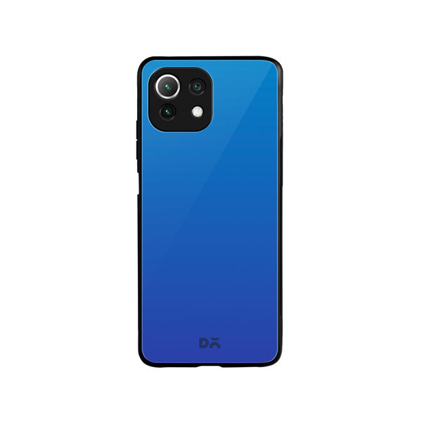 

DailyObjects Deep Sea Gradient Glass Case Cover For Xiaomi Mi 11 Lite