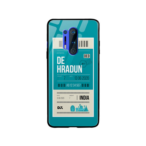 

DailyObjects Dehradun City Tag Glass Case Cover For OnePlus 8 Pro
