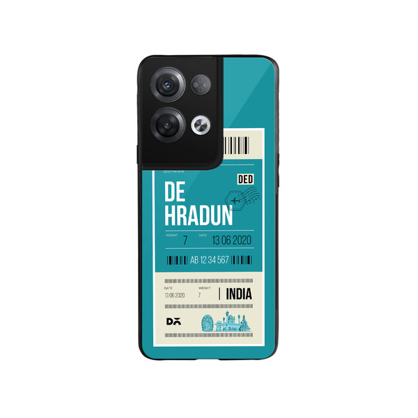 

DailyObjects Dehradun City Tag Glass Case Cover For Oppo Reno 8 Pro Plus