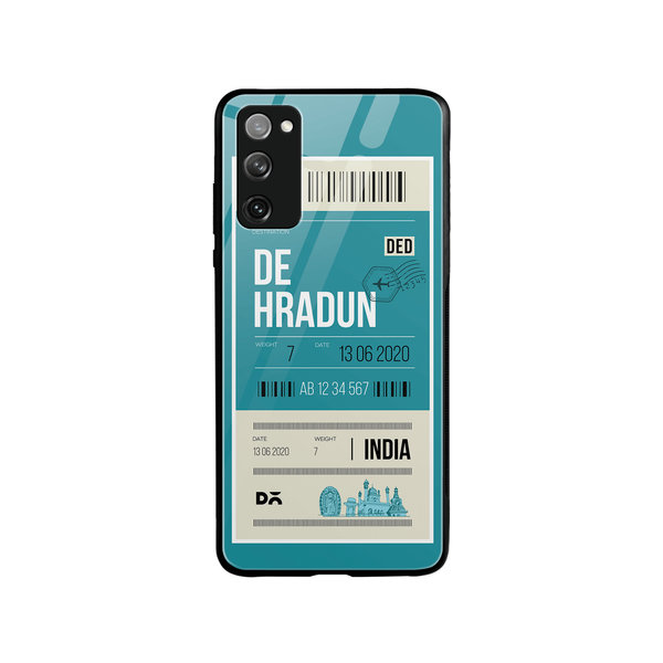

DailyObjects Dehradun City Tag Glass Case Cover For Samsung Galaxy S20 FE
