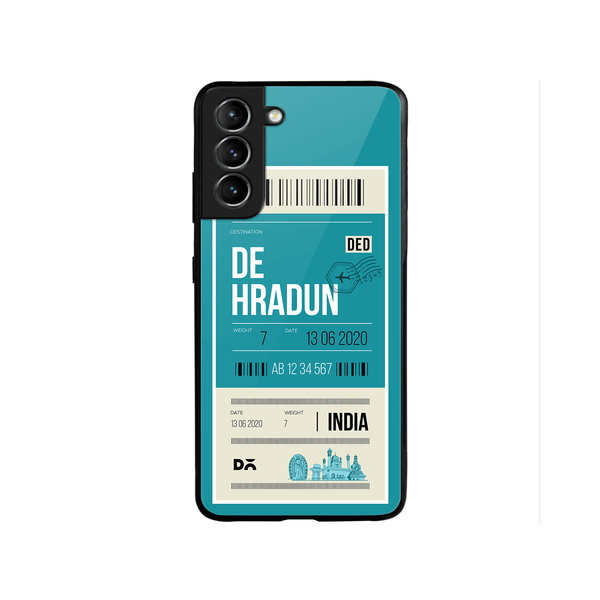 

DailyObjects Dehradun City Tag Glass Case Cover For Samsung Galaxy S22 Plus