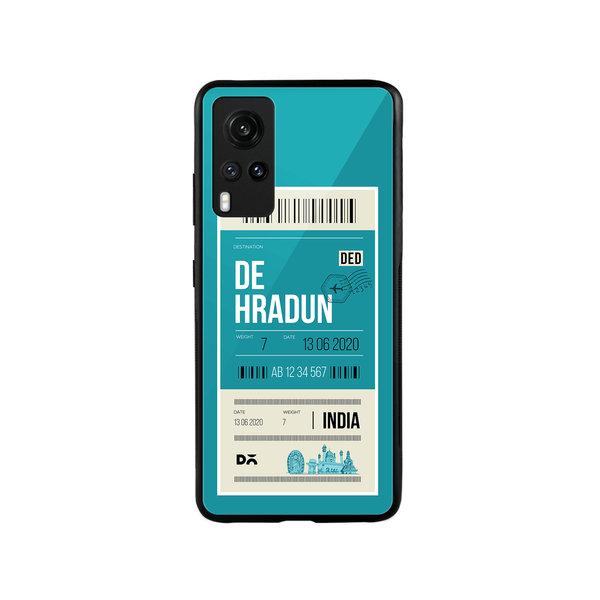 

DailyObjects Dehradun City Tag Glass Case Cover For Vivo X60
