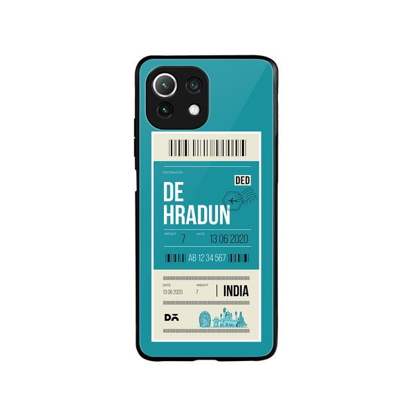 

DailyObjects Dehradun City Tag Glass Case Cover For Xiaomi Mi 11 Lite
