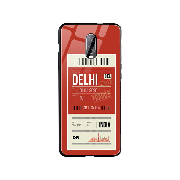 

DailyObjects Delhi City Tag Glass Case Cover For OnePlus 7