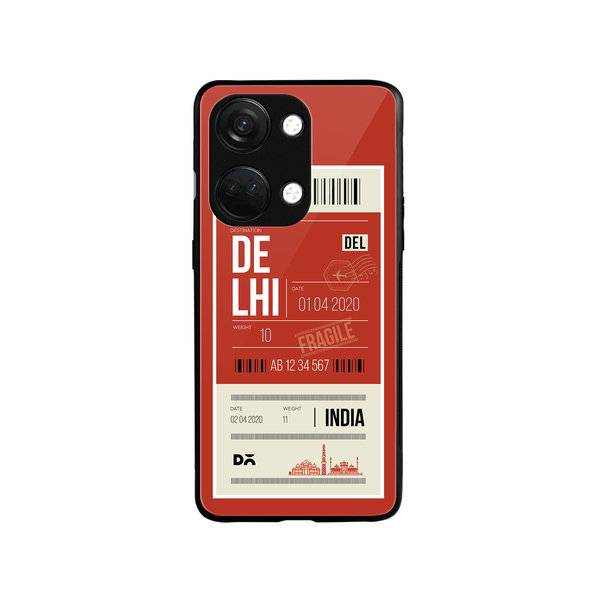 

DailyObjects Delhi City Tag Glass Case Cover For OnePlus Nord 3