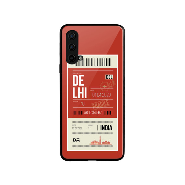 

DailyObjects Delhi City Tag Glass Case Cover For OnePlus Nord CE