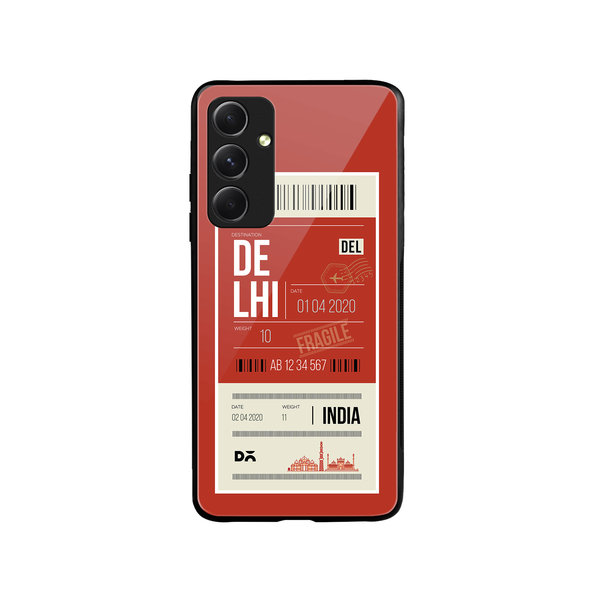 

DailyObjects Delhi City Tag Glass Case Cover For Samsung Galaxy A54 5G