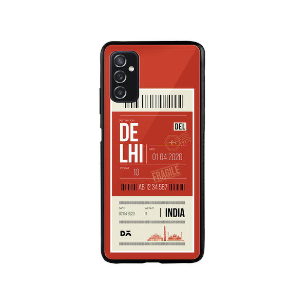 

DailyObjects Delhi City Tag Glass Case Cover For Samsung Galaxy M52
