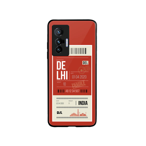 

DailyObjects Delhi City Tag Glass Case Cover For Vivo X70