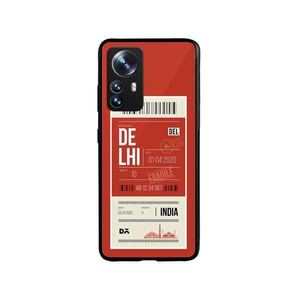 

DailyObjects Delhi City Tag Glass Case Cover For Xiaomi 12 Pro
