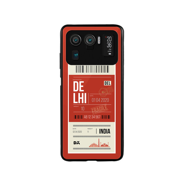 

DailyObjects Delhi City Tag Glass Case Cover For Xiaomi Mi 11 Ultra