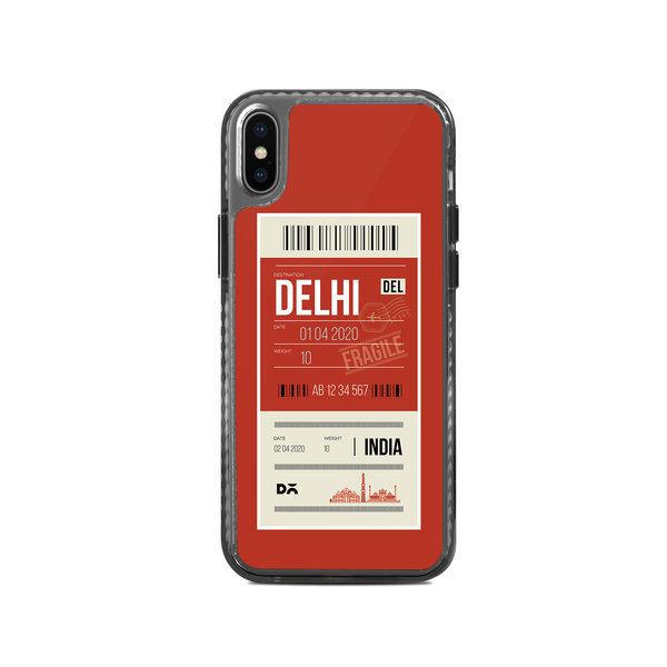 

DailyObjects Delhi City Tag Stride 2.0 Case Cover For iPhone XS