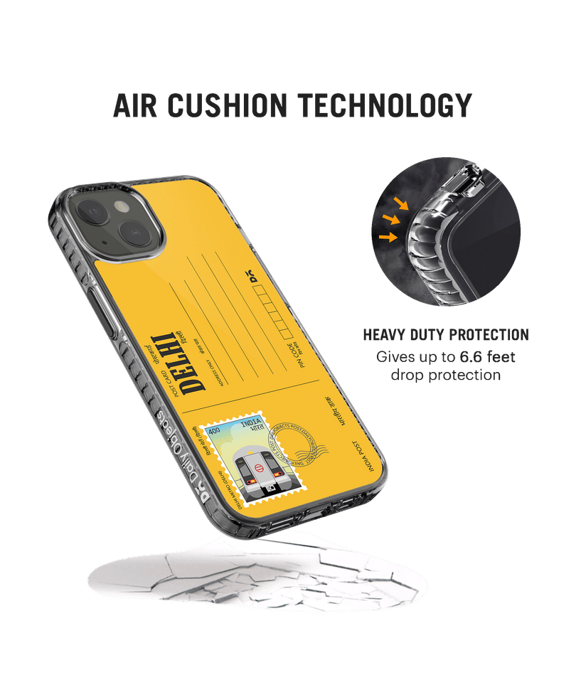 DailyObjects Delhi Metro Postcard Stride Case Cover For iPhone