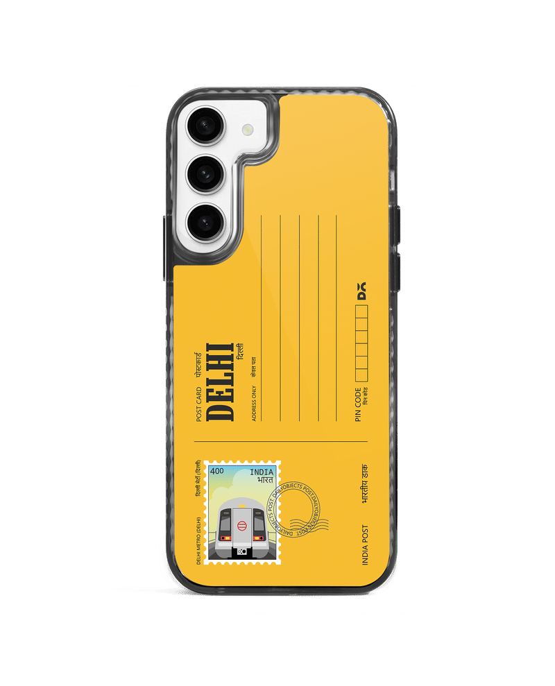 Delhi Metro Postcard Stride 2.0 Case Cover For Samsung Galaxy S23 Plus