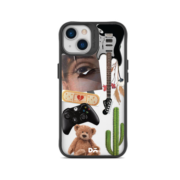

DailyObjects Desert Drop Black Hybrid Clear Case Cover For iPhone 14 Plus