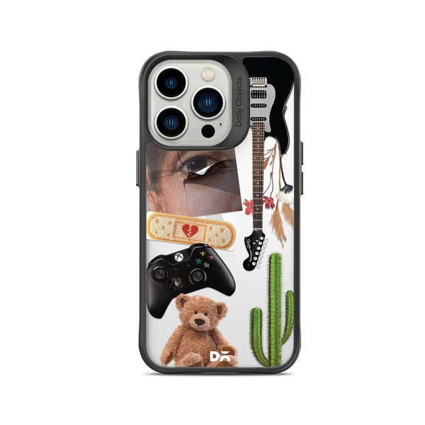 

DailyObjects Desert Drop Black Hybrid Clear Case Cover For iPhone 15 Pro Max