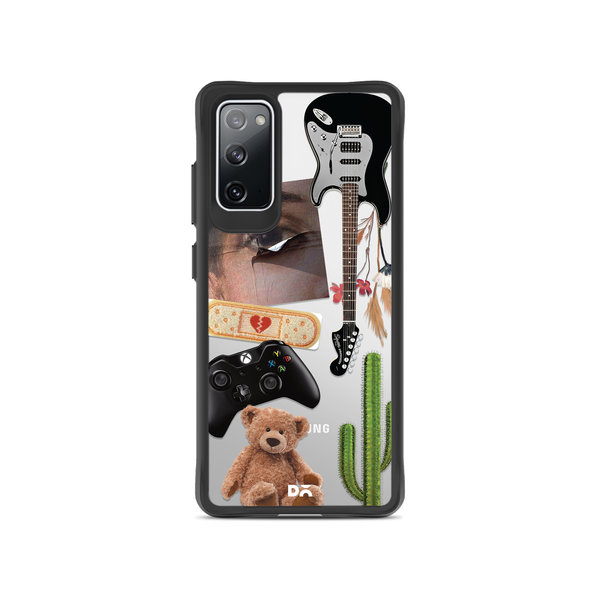 

DailyObjects Desert Drop Black Hybrid Clear Case Cover For Samsung Galaxy S20 FE