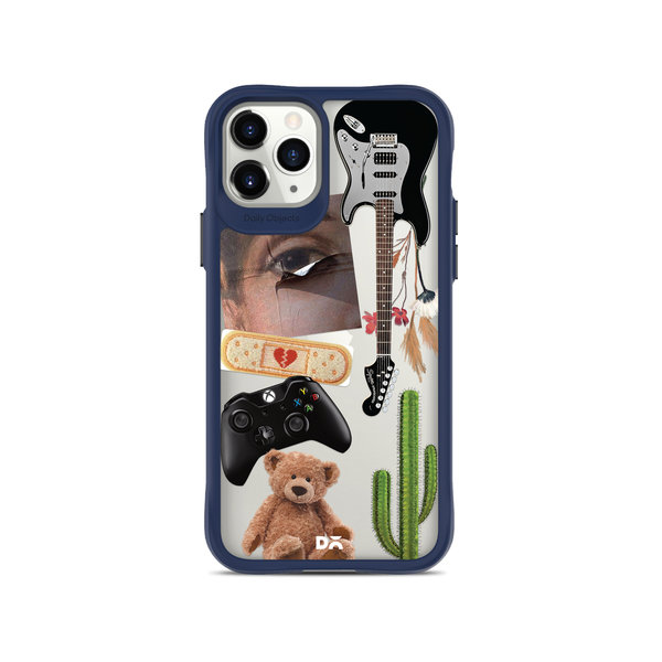 

DailyObjects Desert Drop Blue Hybrid Clear Case Cover For iPhone 11 Pro Max