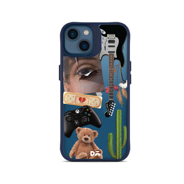 

DailyObjects Desert Drop Blue Hybrid Clear Case Cover For iPhone 14 Plus