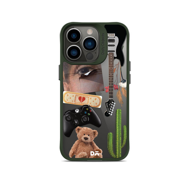 

DailyObjects Desert Drop Green Hybrid Clear Case Cover For iPhone 13 Pro Max