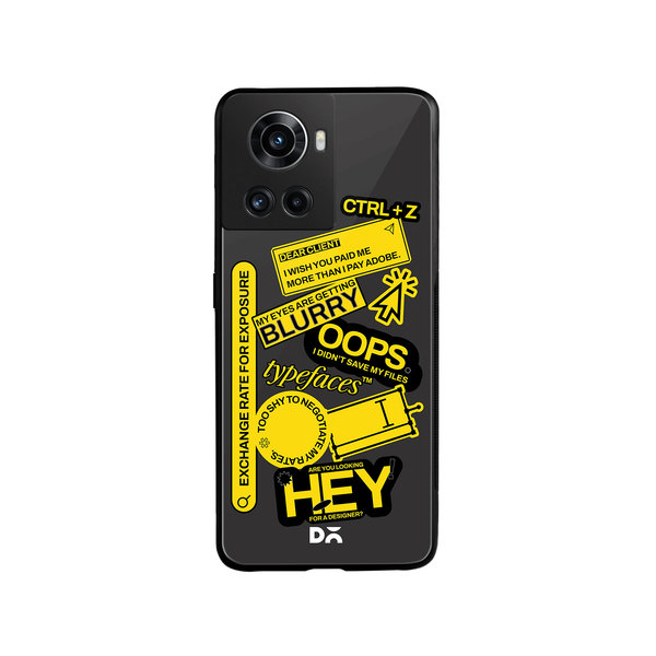 

DailyObjects Designer Life Glass Case Cover For OnePlus 10R