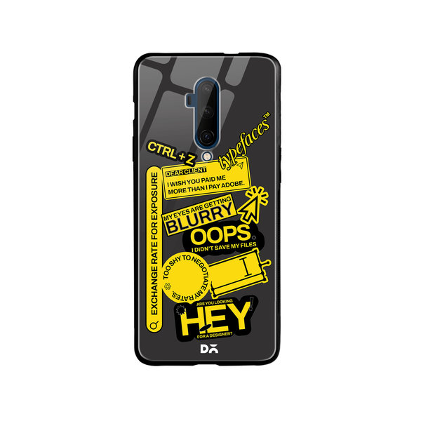 DailyObjects Designer Life Glass Case Cover For OnePlus 7T Pro