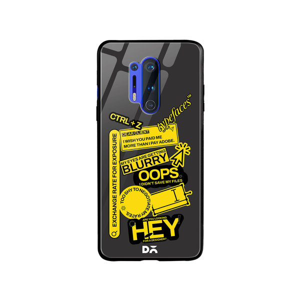 

DailyObjects Designer Life Glass Case Cover For OnePlus 8 Pro